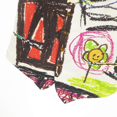 ヴィヴィアンウエストウッド クレヨンスクイグル ベスト 落書き