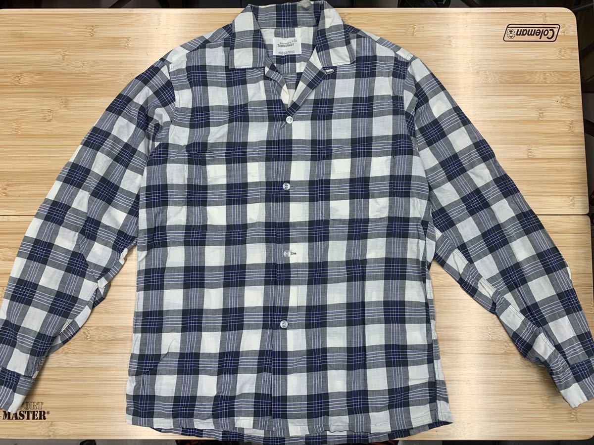 タウンクラフト シャツ TOWNCRAFT 50S COLLAR - LOOP 50s SHIRTS OMBRE 