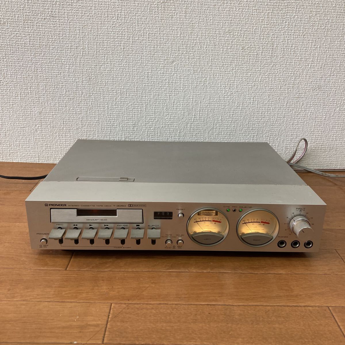 PIONEER パイオニア T-3050 カセットデッキ 通電OK 動作未確認