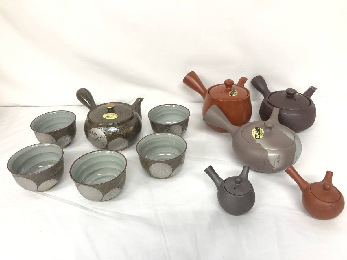 蔵出し品 青備前焼 寛山 四方徳利 蔵出し品 08☆江戸時代中期 古備前焼