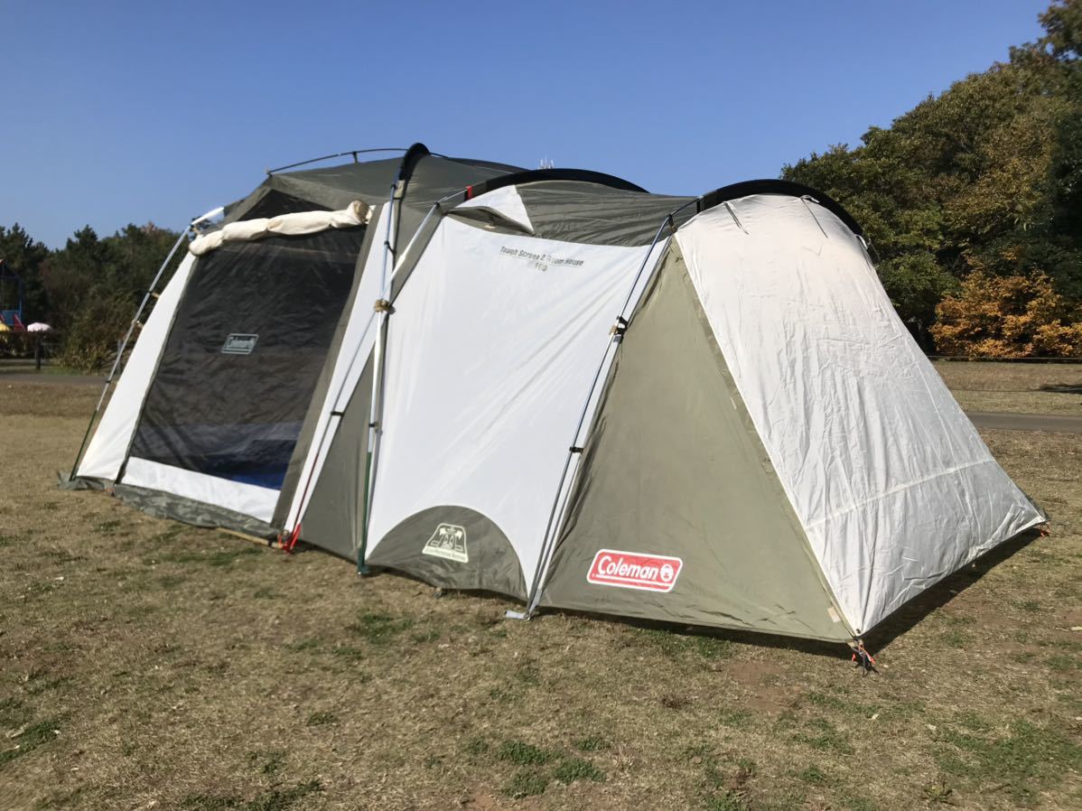 Coleman コールマン タフスクリーン2ルームハウス オリーブ/サンド