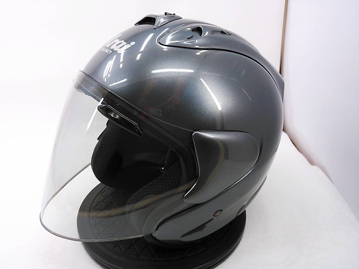使用回数少 美品 Arai アライ SZ-RamⅢ SZ-Ram3 ALUMINA GRAY アルミナ  