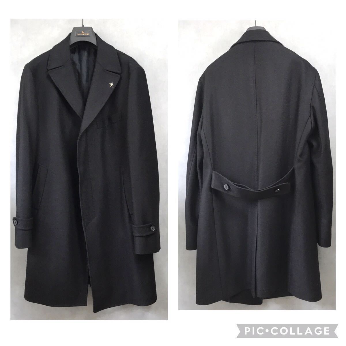 ネイビー タリアトーレ TAGLIATORE 極美品 ウールカシミヤ ウール