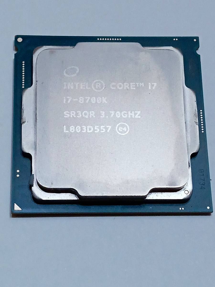 Intel Core I7-8700K LGA1151／動作未確認・ジャンク Intel Core i7