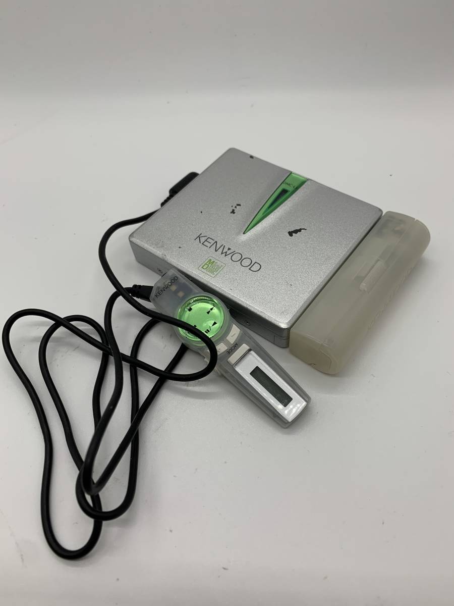 KENWOOD ポータブルMDプレーヤー DMC-M55 ケンウッド | ブルー