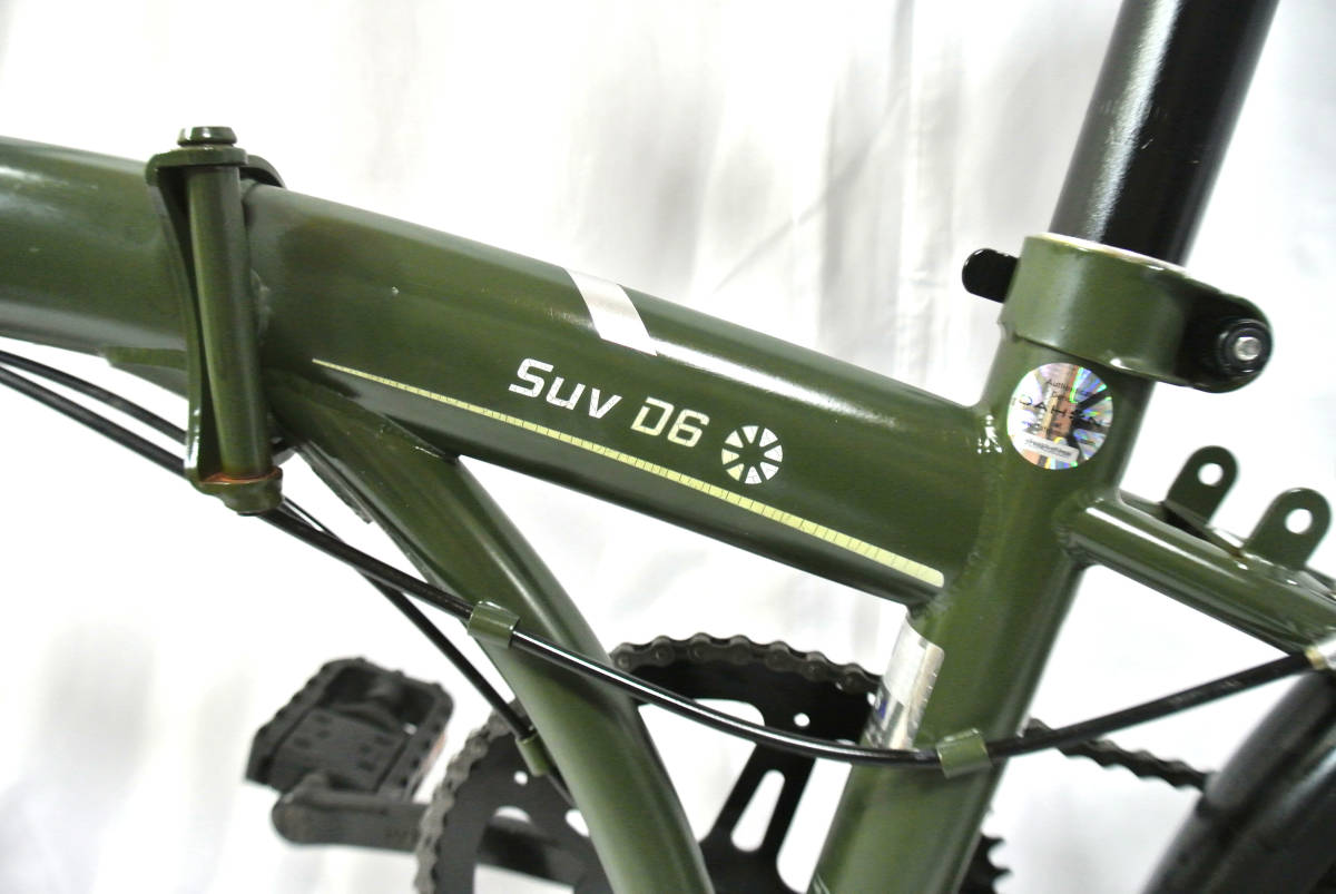 10-061 ☆ 1円～【DAHON】※ SUV D6 折り畳み SHIMANO 6速 20インチ 緑色