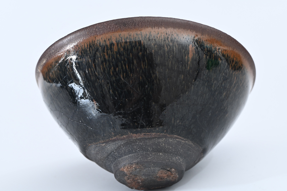 工芸品 【GE】Y231【コレクター所蔵品】時代 青磁茶碗/中国美術 中国