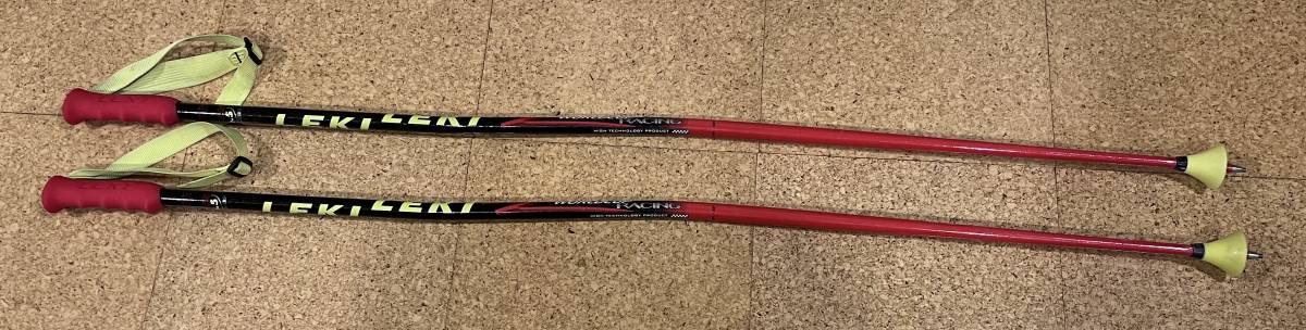 LEKI レキ 120cm SL | スキーポール RACING スキーストック WCR SL