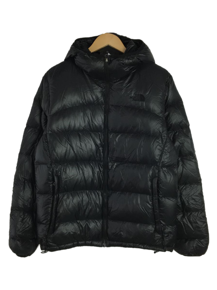 THE NORTH FACE◆ACONCAGUA HOODIE_アコンカグアフーディー/L/ナイロン/BLK/無地