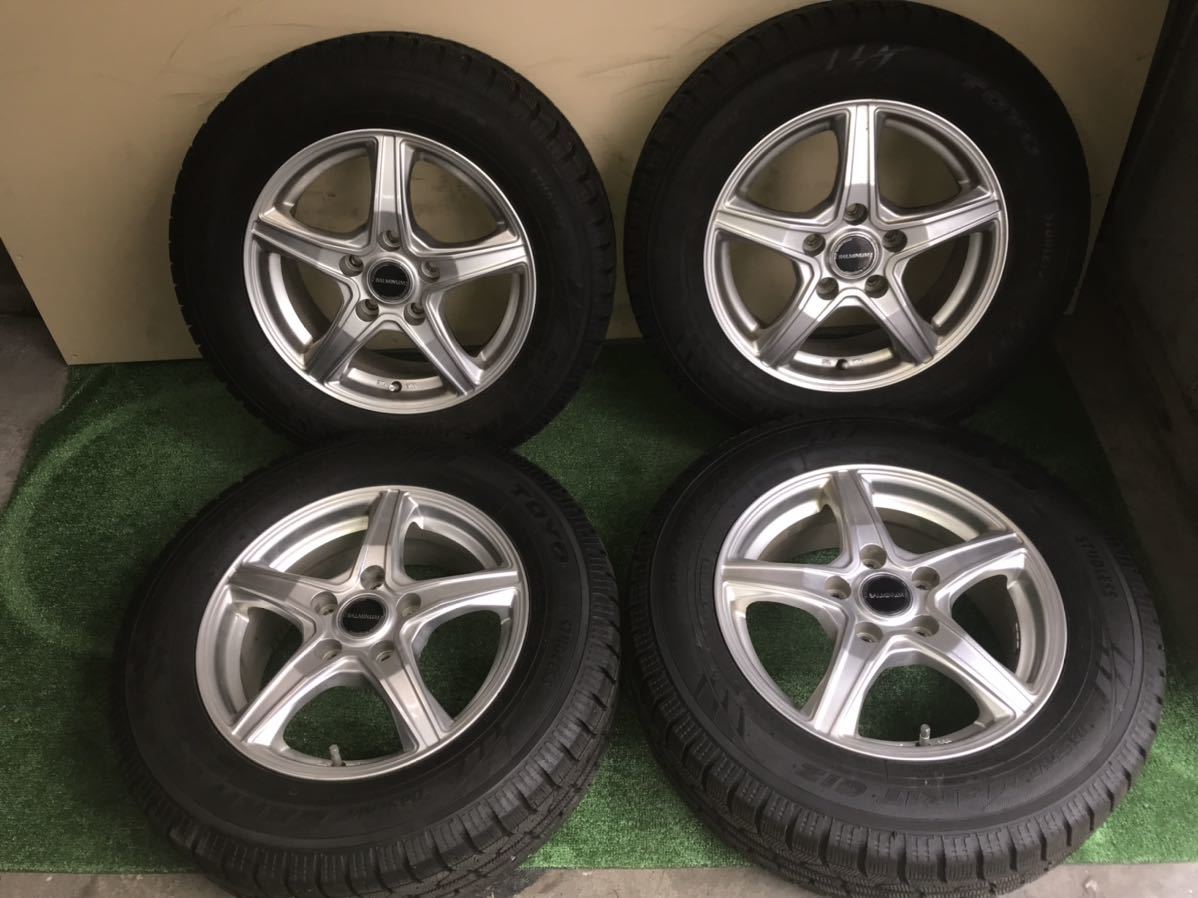 限定SALE，大人気 ブリヂストン BALMINUM 15インチ PCD: 114.3 J数 : 6 オフセット ET : 45 ハブ径：約73mm TOYO GARIT GIZ 205/65R15 2016年 8~9分山(スタッドレスタイヤ)｜売買されたオークション情報、yahooの商品情報をアーカイ 5穴