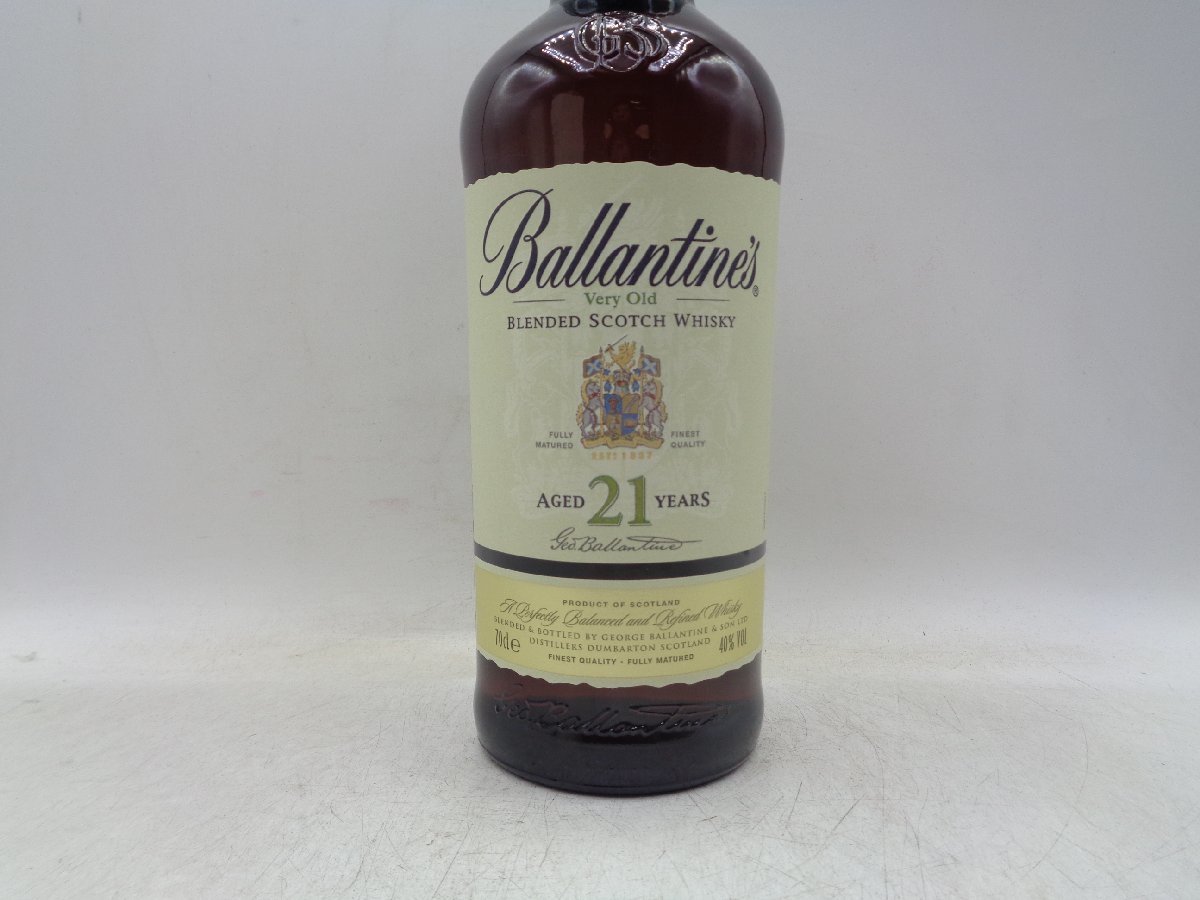 BALLANTINE'S 21年 バランタイン スコッチ ウイスキー 箱入 古酒 700ml