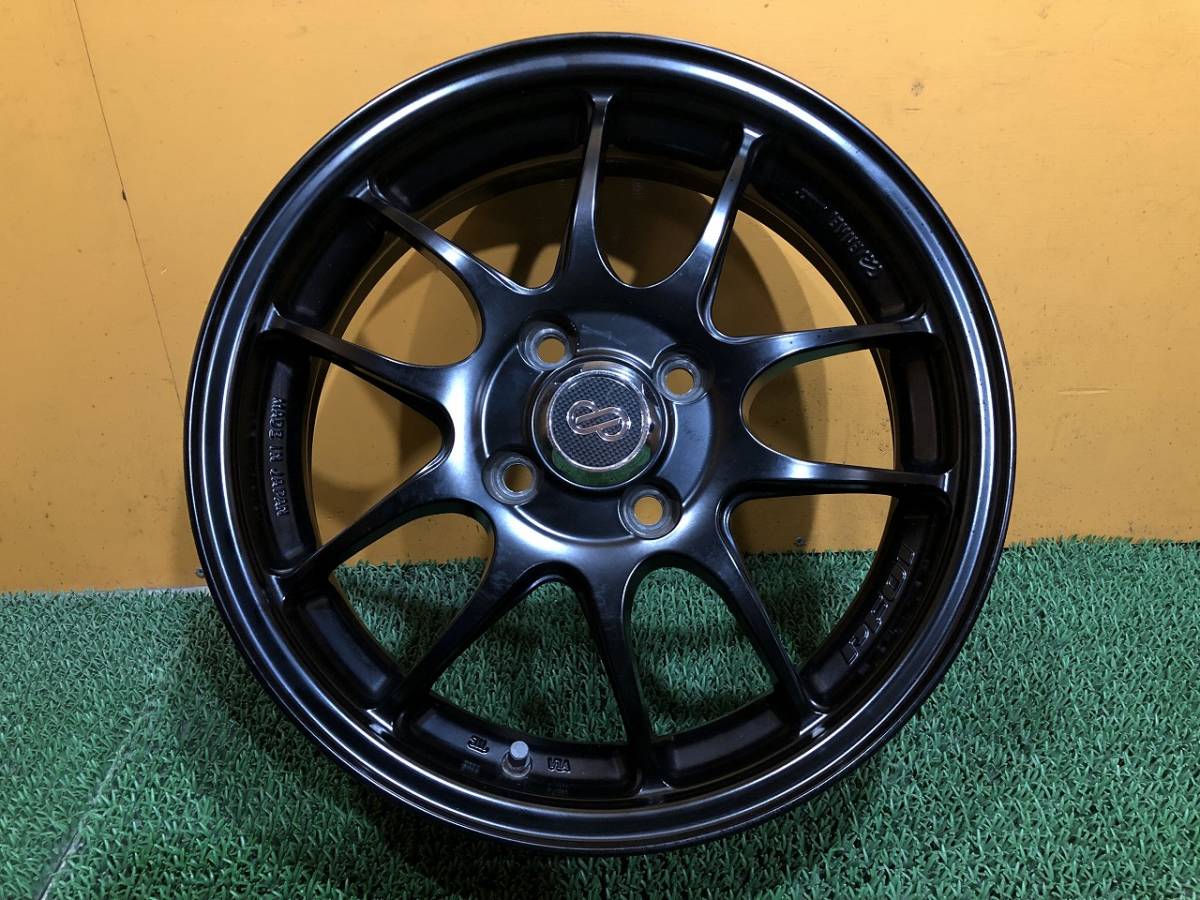 No.18 ENKEI エンケイ PF01 ホイール ブラック 15×5J 16×6.5J 4穴 