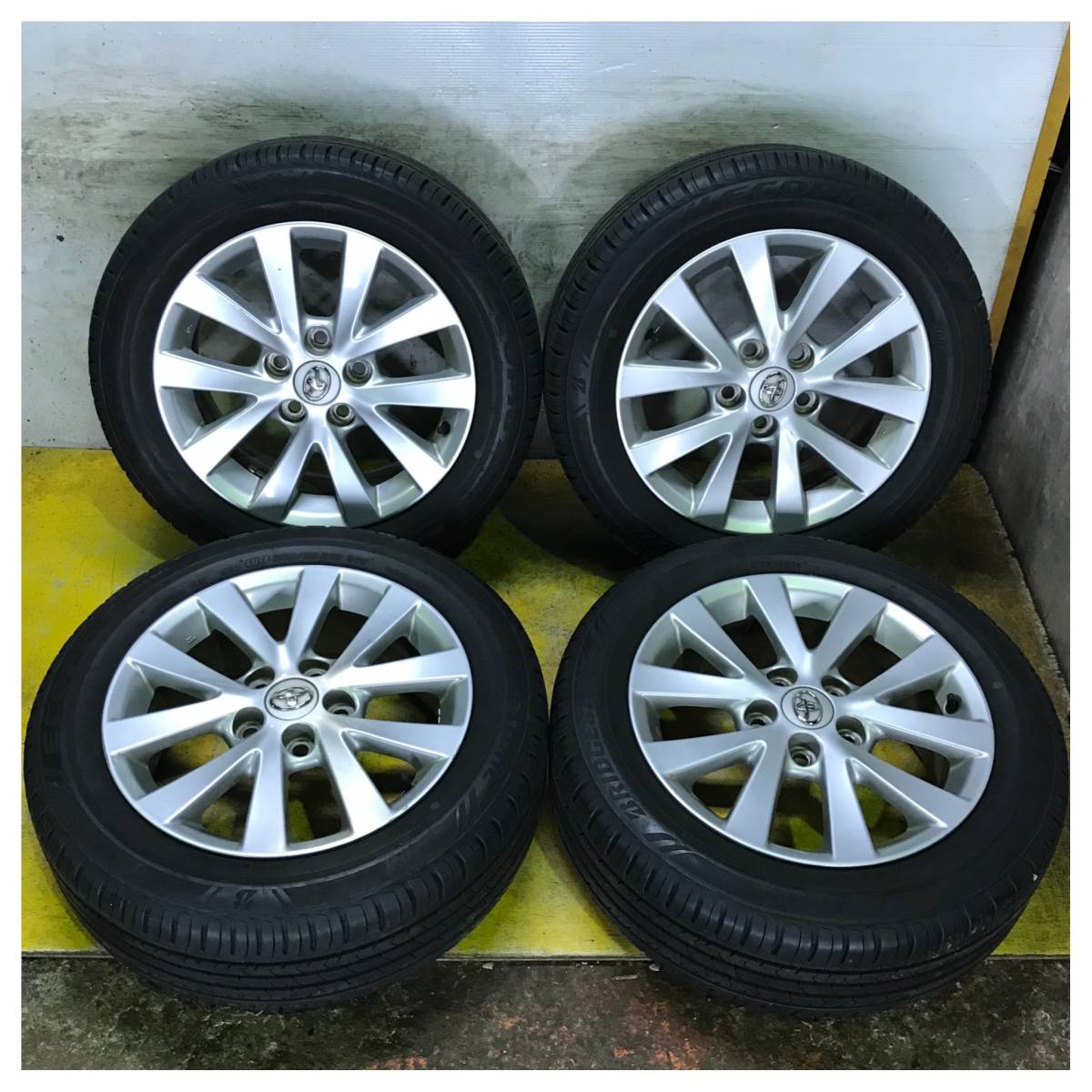 ④ BRIDGESTONE ECOPIA NH100 205/55R16 2019年製 9.5分目 トヨタ エクスファイア オーリス ノア ヴォクシー 等