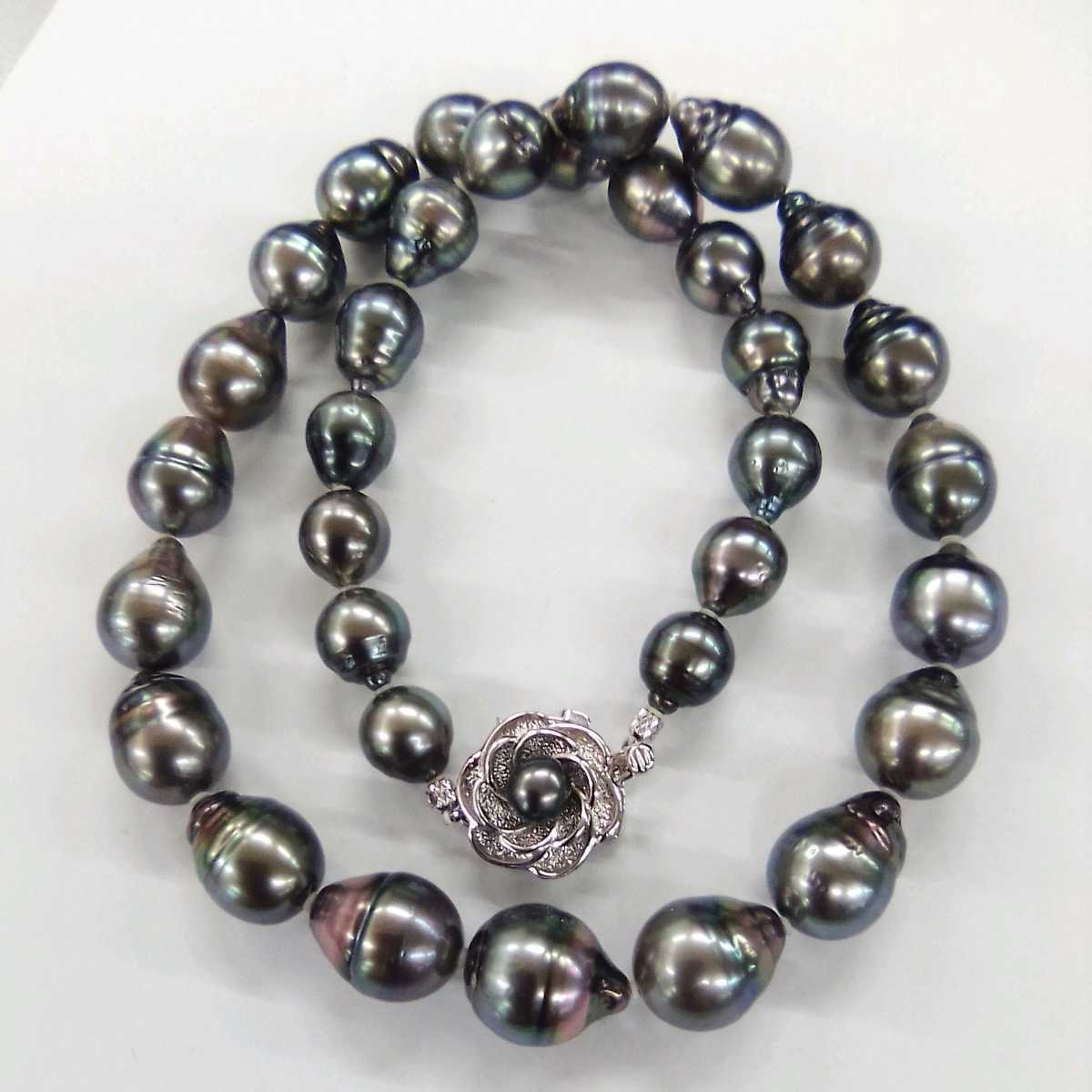 ●ハ8359H◎艷やかバロックパール　バロック真珠　インパクト大☆　ネックレス　47.5センチ◎送料込み◎　　 