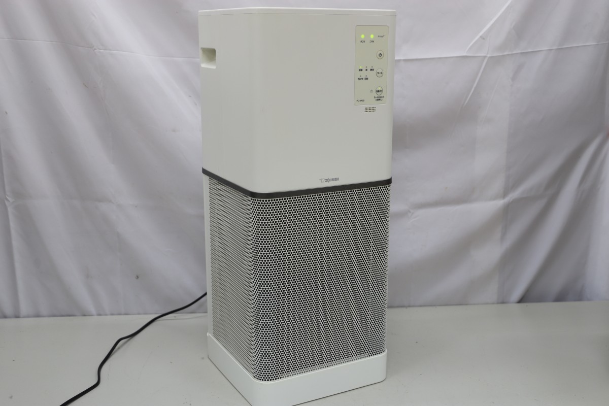 象印 空気清浄機 PU-AA50 2022年製 24畳対応 静音タワー 象印 空気清浄
