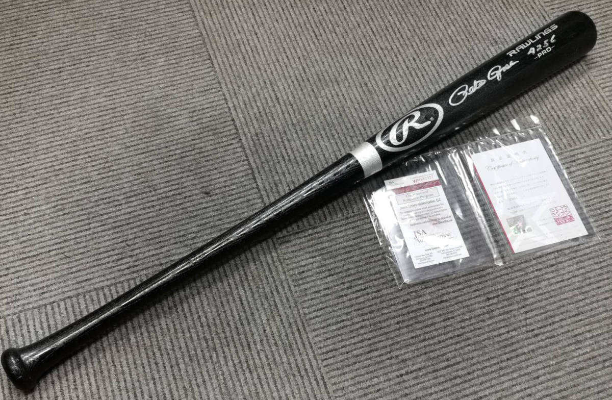 JSA証明書付き MLB最多安打王 ピート ローズ直筆サイン入り 