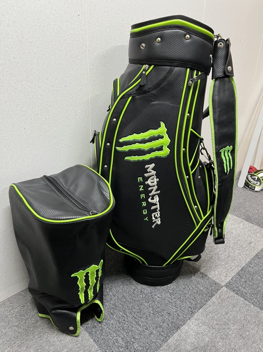超希少 美品 MONSTER ENERGY モンスターエナジー キャディバッグ 