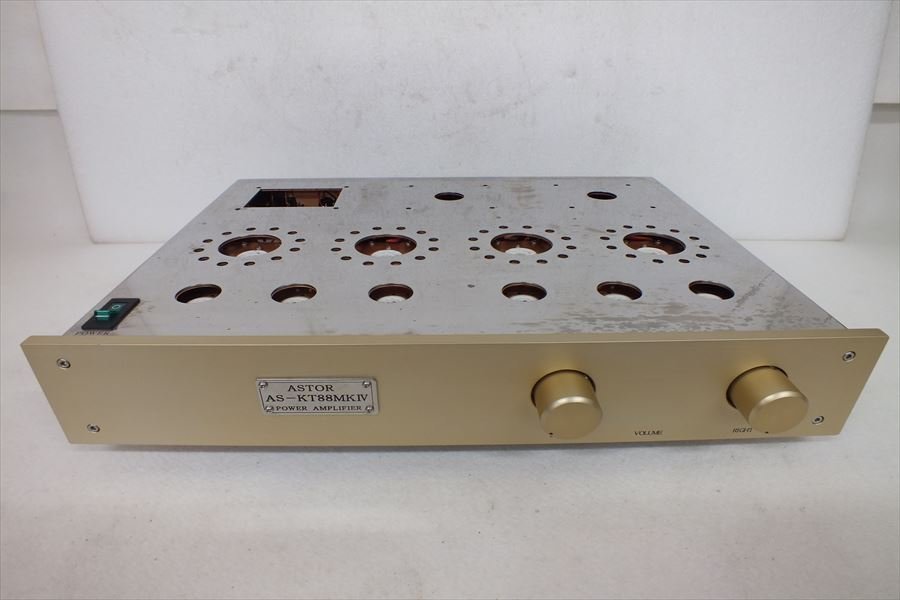 ■ASTOR アストロ電子企画 AS-KT88 Mark IV シャーシのみ 真空管アンプ シャーシ 現状品 中古 221002M4431 アストロ電子企画 ASTOR AS-KT88 KT88管モノラルパワー AS-KT88sSPⅡ ASTOR&frasl;アストロ電子企画