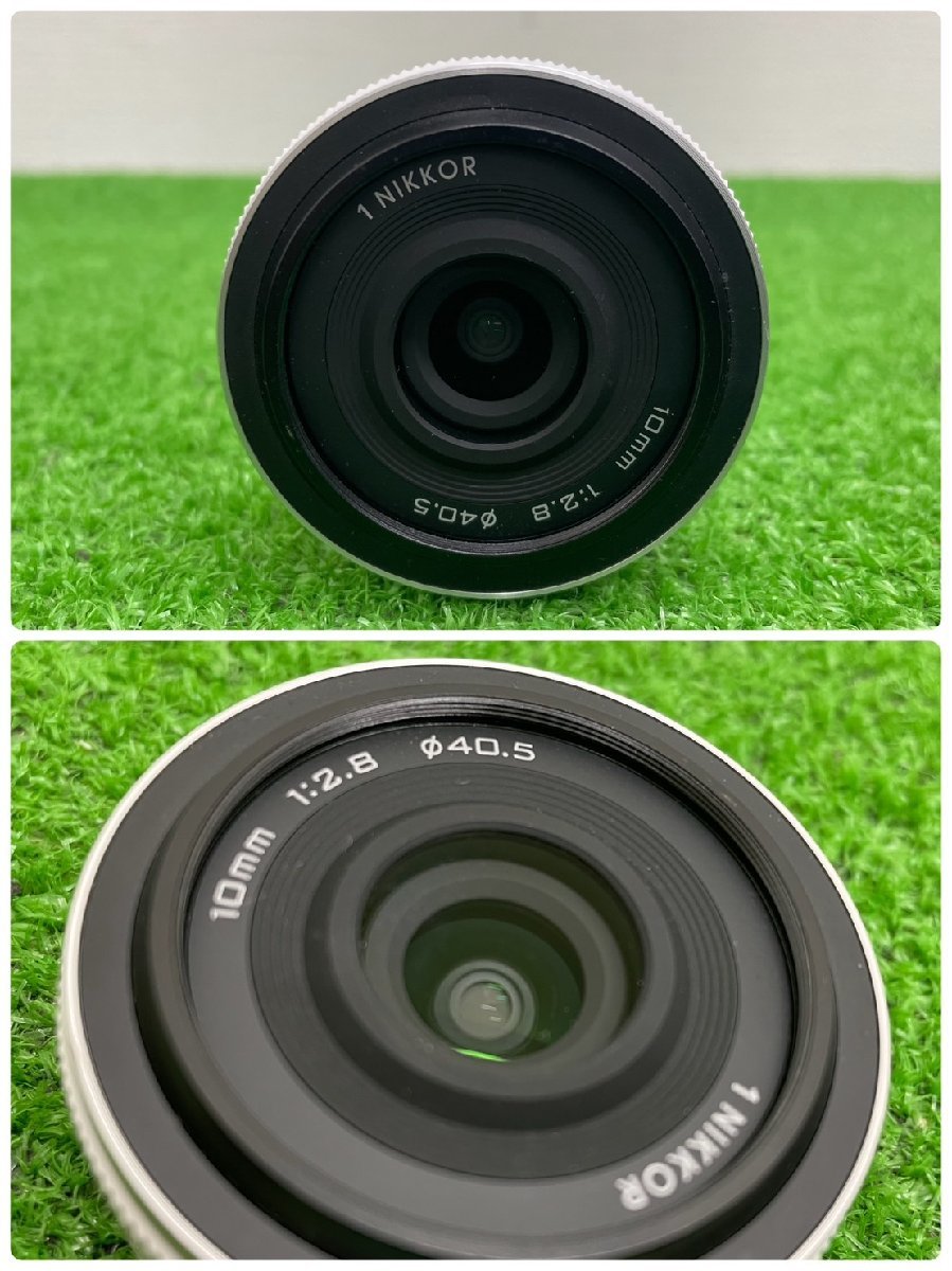 ☆1927　中古　ミラーレス一眼キット　Nikon　ニコン　Nikon1 V1 / 10mm F2.8 Nikon ニコン 0 S2WZWH 中古ニコン 標準パワー