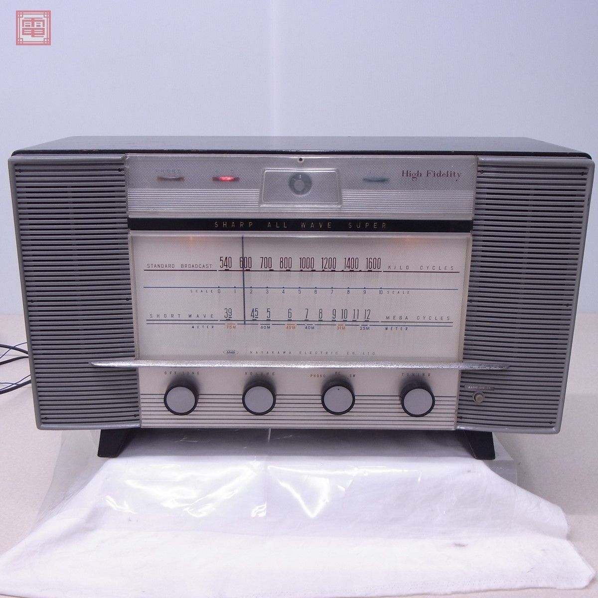 シャープ SHARP RA-240 MW/SW 真空管ラジオ 【40 真空管ラジオ