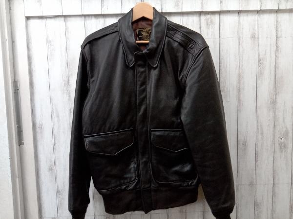 MA1/フライトジャケット COCKPIT A-2/ブラウン/36/USA製 A-2／G-1