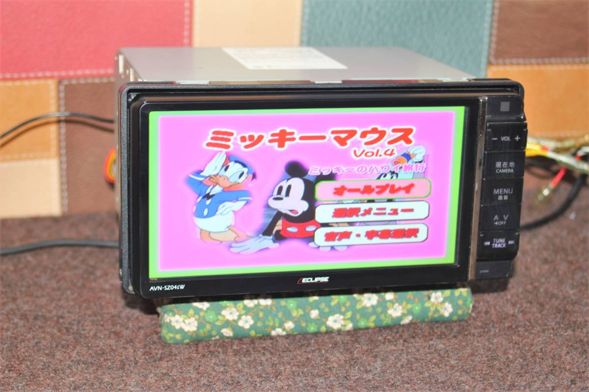 イクリプス メモリーナビ AVN-LS01W Bluetooth DVD CD フルセグ 2020年