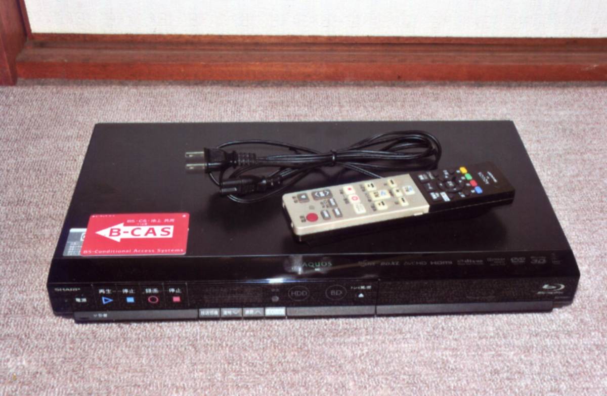 SHARP AQUOS BD-W550 500GB ブルーレイレコーダー 500GB☆14年