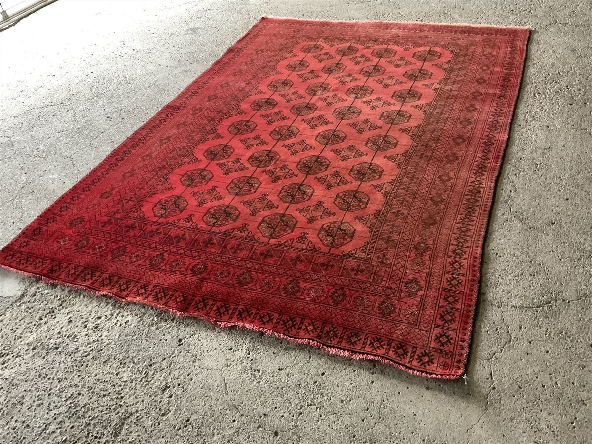 魁】最高級作品 本物保証 最高級ペルシャ絨毯 ナイン産 大判 305×202