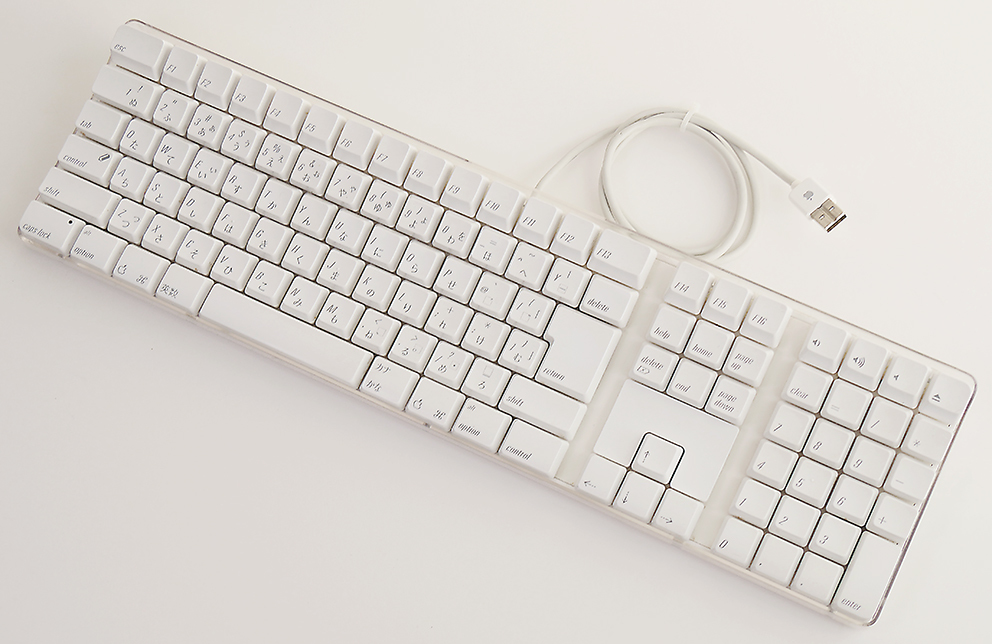 Apple アップル Mac 純正キーボード USB A1048 日本語JIS テンキー付き 