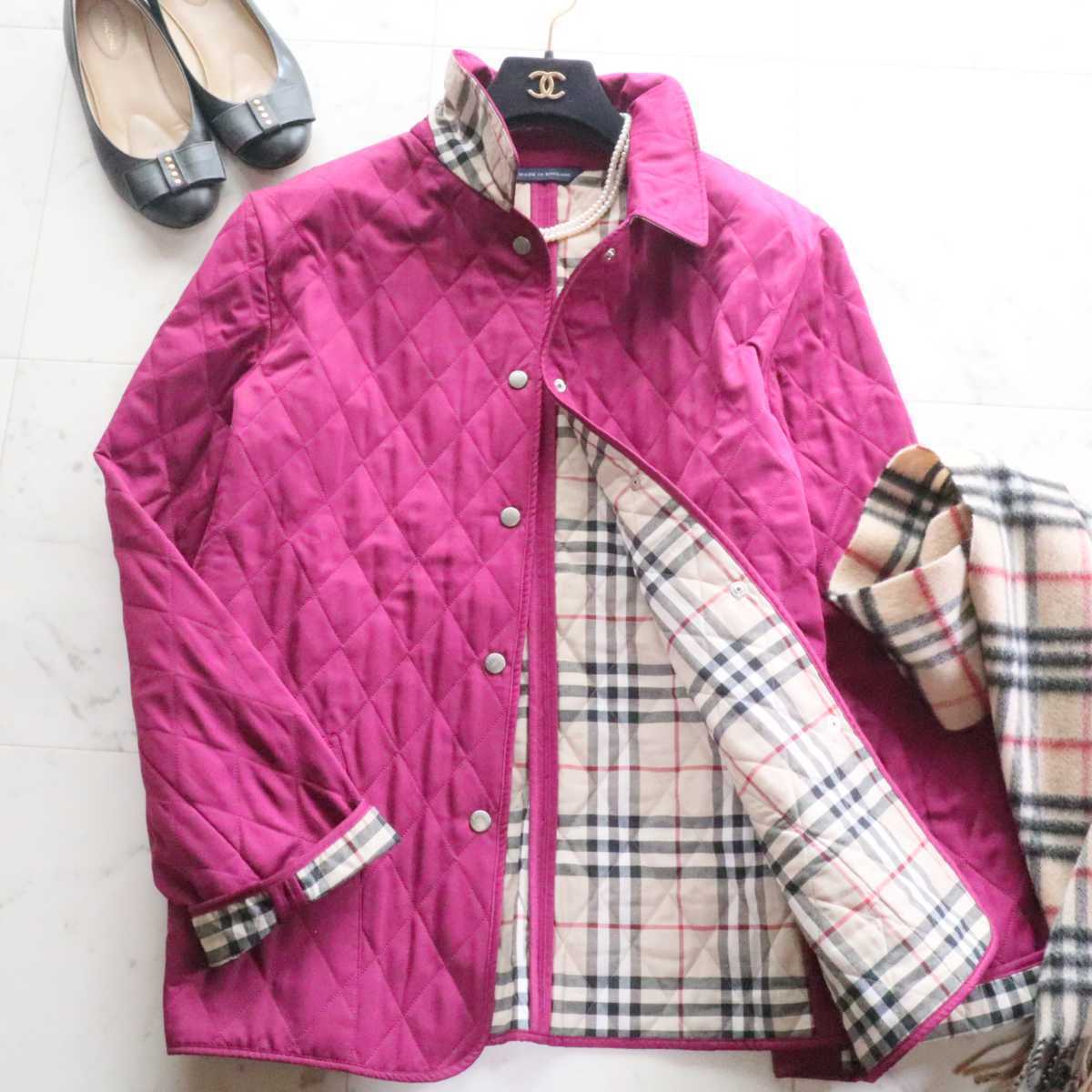 BURBERRY バーバリーロンドン ☆ENGLAND製☆軽暖・中綿入り☆ 裏ノバ