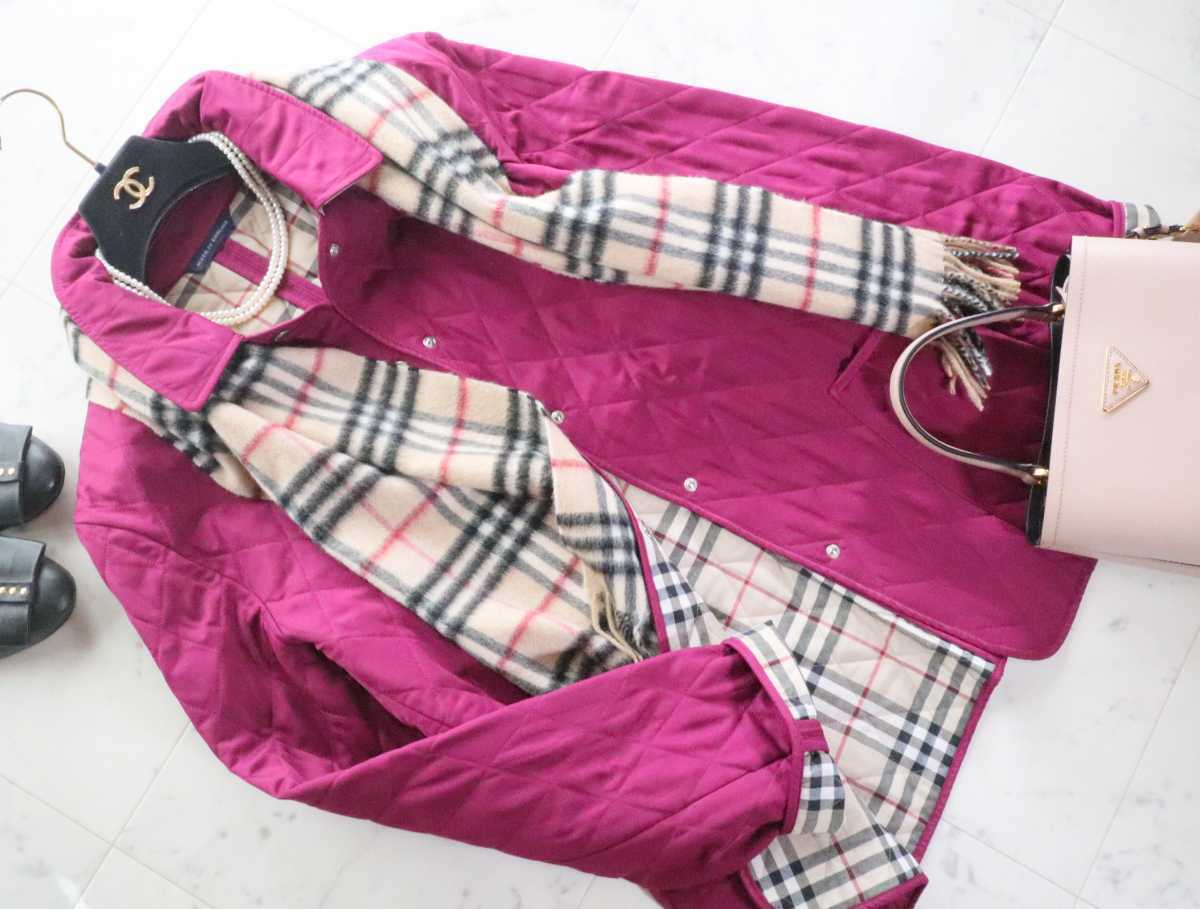 BURBERRY バーバリーロンドン ☆ENGLAND製☆軽暖・中綿入り☆ 裏ノバ