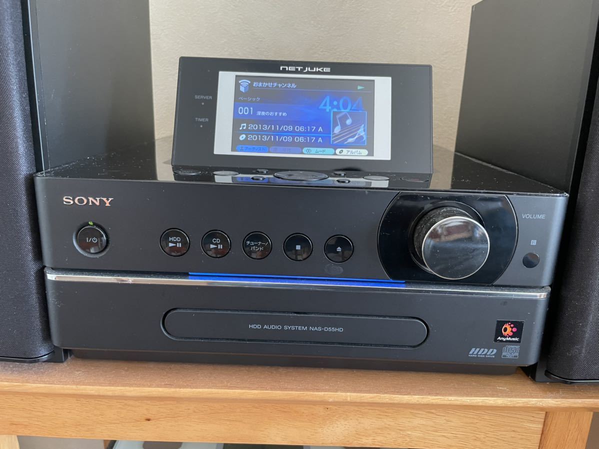 HDDコンポ NAS-D55HD SONY HDD 250GB換装｜Yahoo!フリマ（旧 | NETJUKE