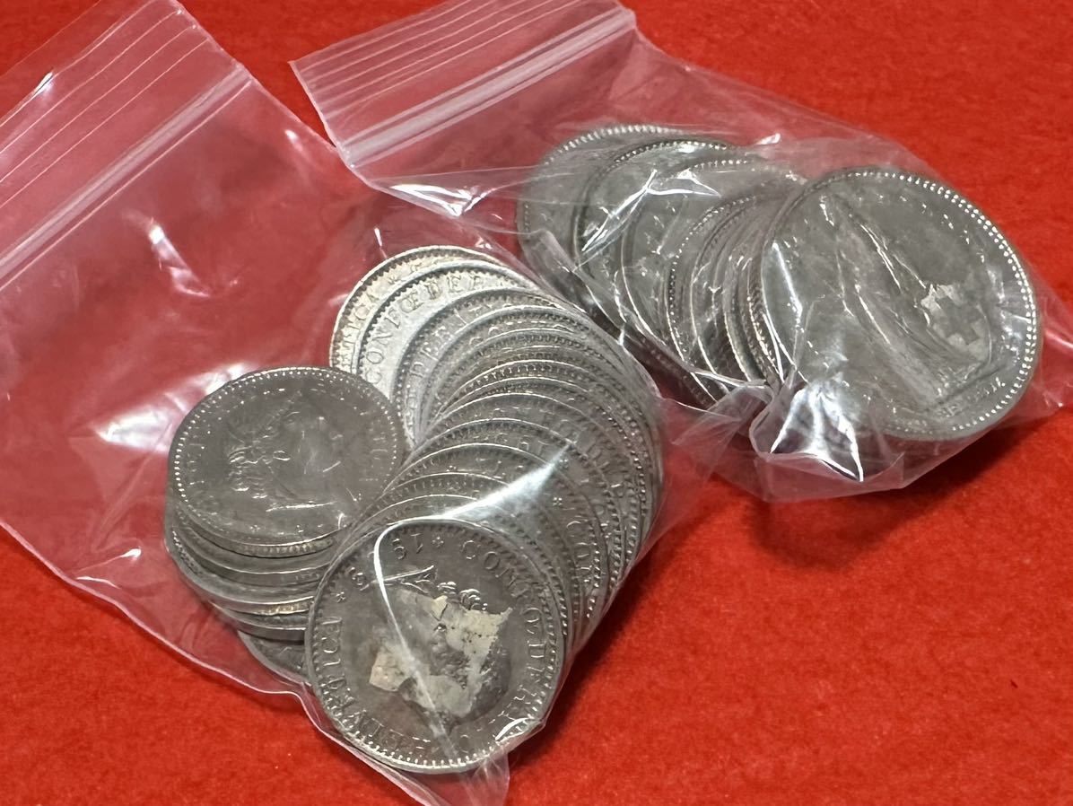 スイス フラン ラッペン 紙幣 硬貨 まとめ 約90フラン分 CHF FR 外国銭