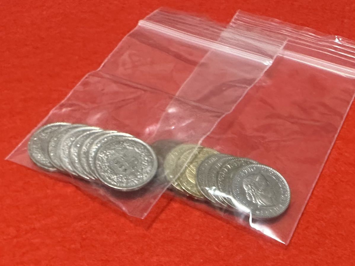 スイス フラン ラッペン 紙幣 硬貨 まとめ 約90フラン分 CHF FR 外国銭