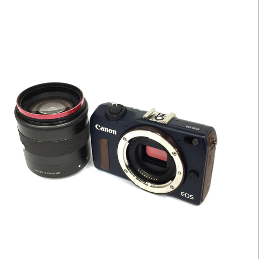 1円 Canon EOS M2 ZOOM LENS EF-M 18-55mm 1:3.5-5.6 IS STM ミラーレス一眼カメラ ボディ レンズ 動作確認済 EOS M2 Canon ミラー デジタル さらに使いやすくなった小型・軽量