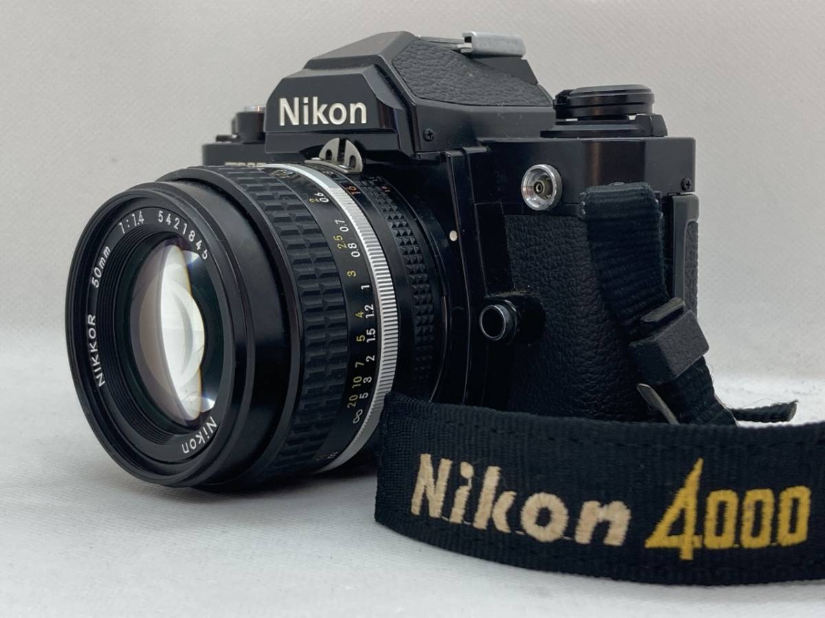 ニコン Nikon New FM2 FM2N 35mm Film Camera + Ai-s 50mm F1.4 標準レンズ
