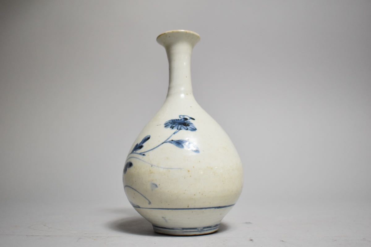 薩摩焼？ 陶器 花瓶 約62cm 壺骨董 双耳 金襴手 青粒 人物図 飾り