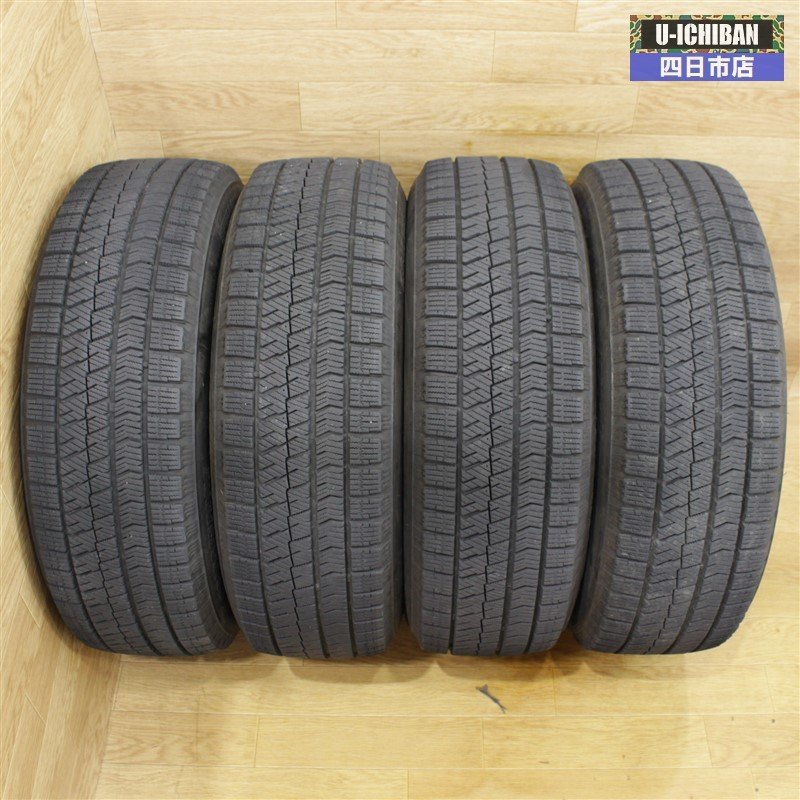 良品 プリウス等に ブリヂストン スタッドレスセット ! ブリザック VRX2 195/65R15 ファイナルスピード 15インチ×6.0 +45 5H 100 ●006 ブリヂストン プリウス スタッドレスタイヤ プリウスやウィッシュ等にホイールと バリ山BSスタッドレスタイヤ 純正ホイールセット