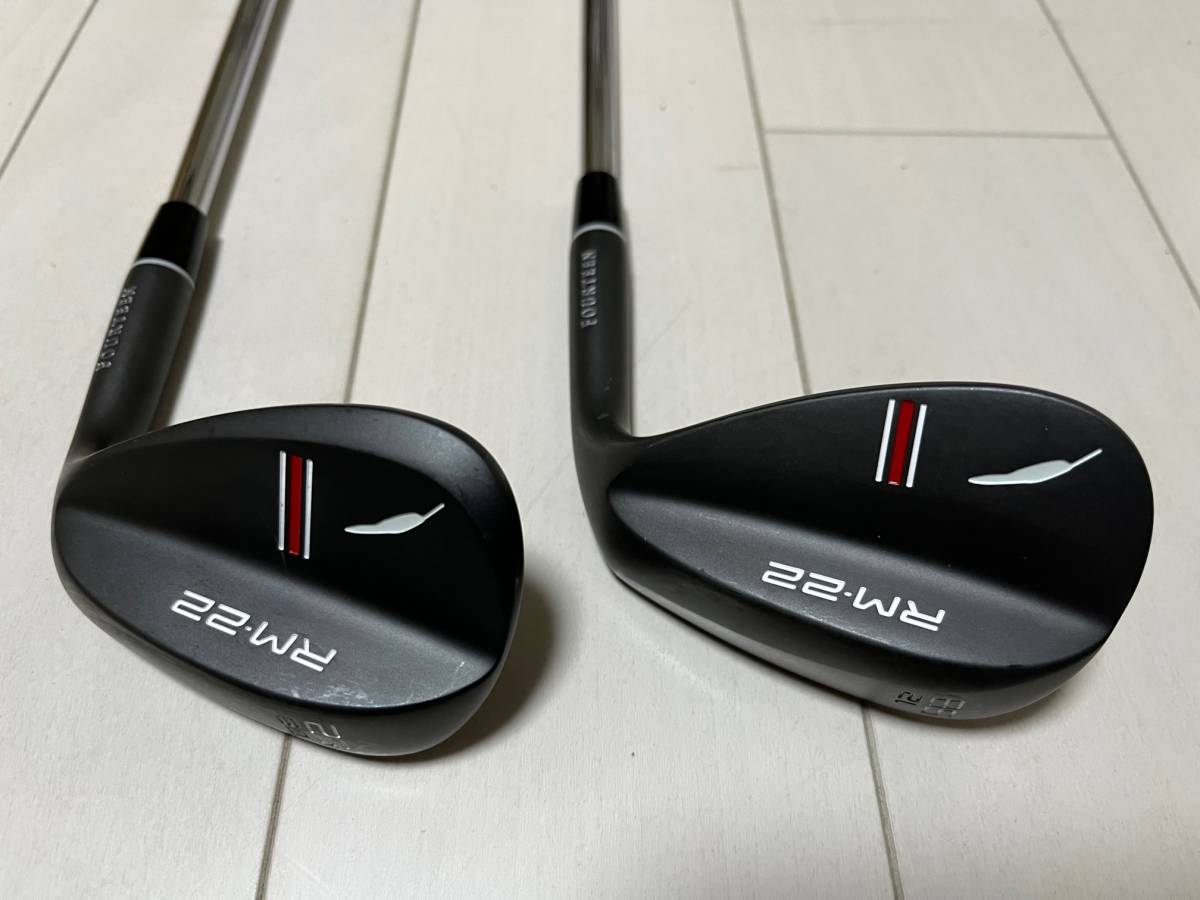 ☆フォーティーン RM-22 RM-22 BK ウェッジ 52°、58度2本セット☆