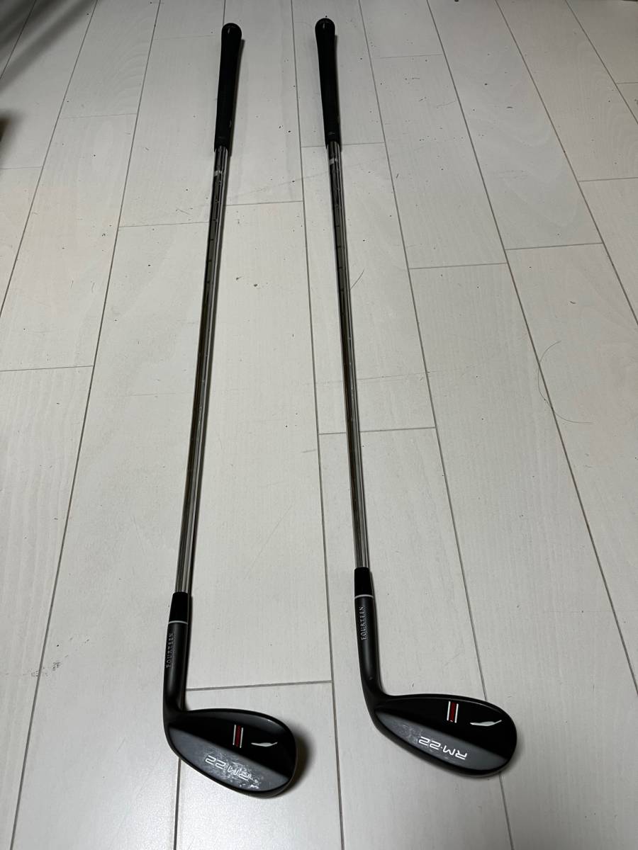 ☆フォーティーン RM-22 RM-22 BK ウェッジ 52°、58度2本セット☆