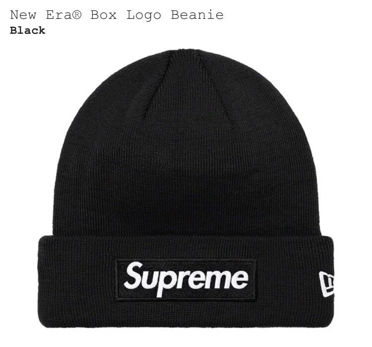 国内正規品 Supreme NewEra Box Logo Beanie Black シュプリーム ニューエラ ビーニー Supreme Box Logo York 21AW Undisputed