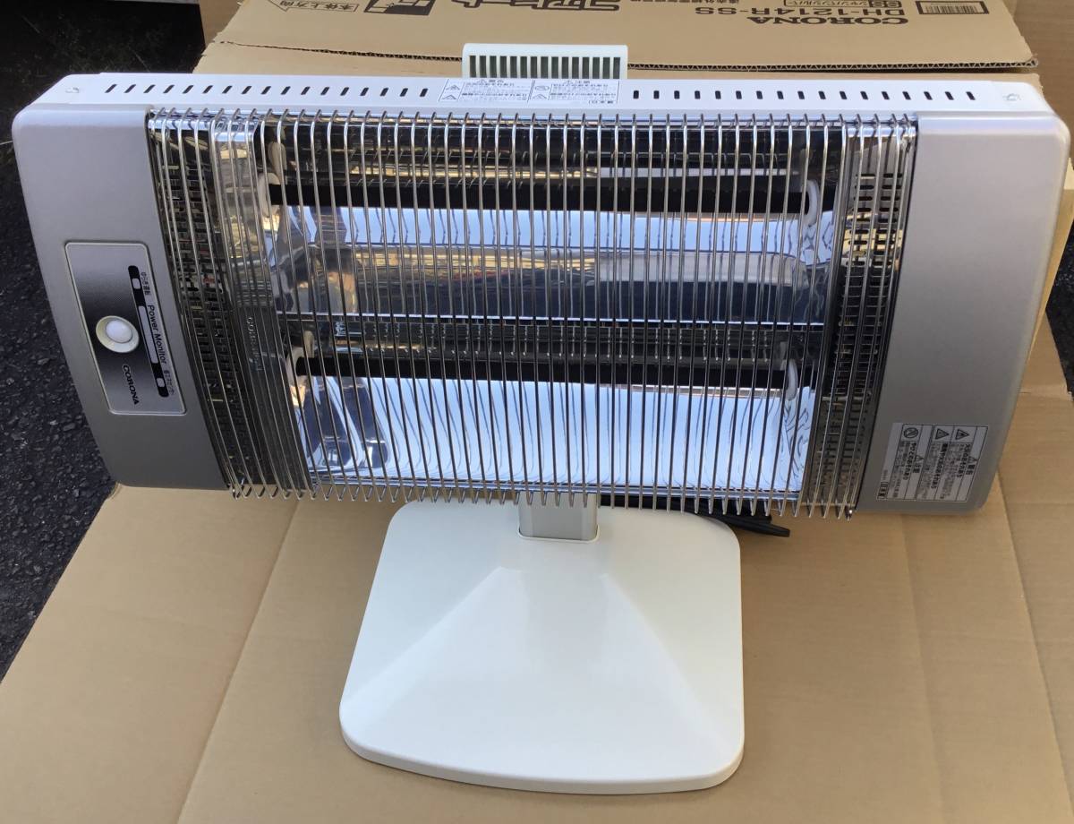 お試し程度＞コロナ 遠赤外線電気暖房機 コアヒート DH-1214R ホワイト 