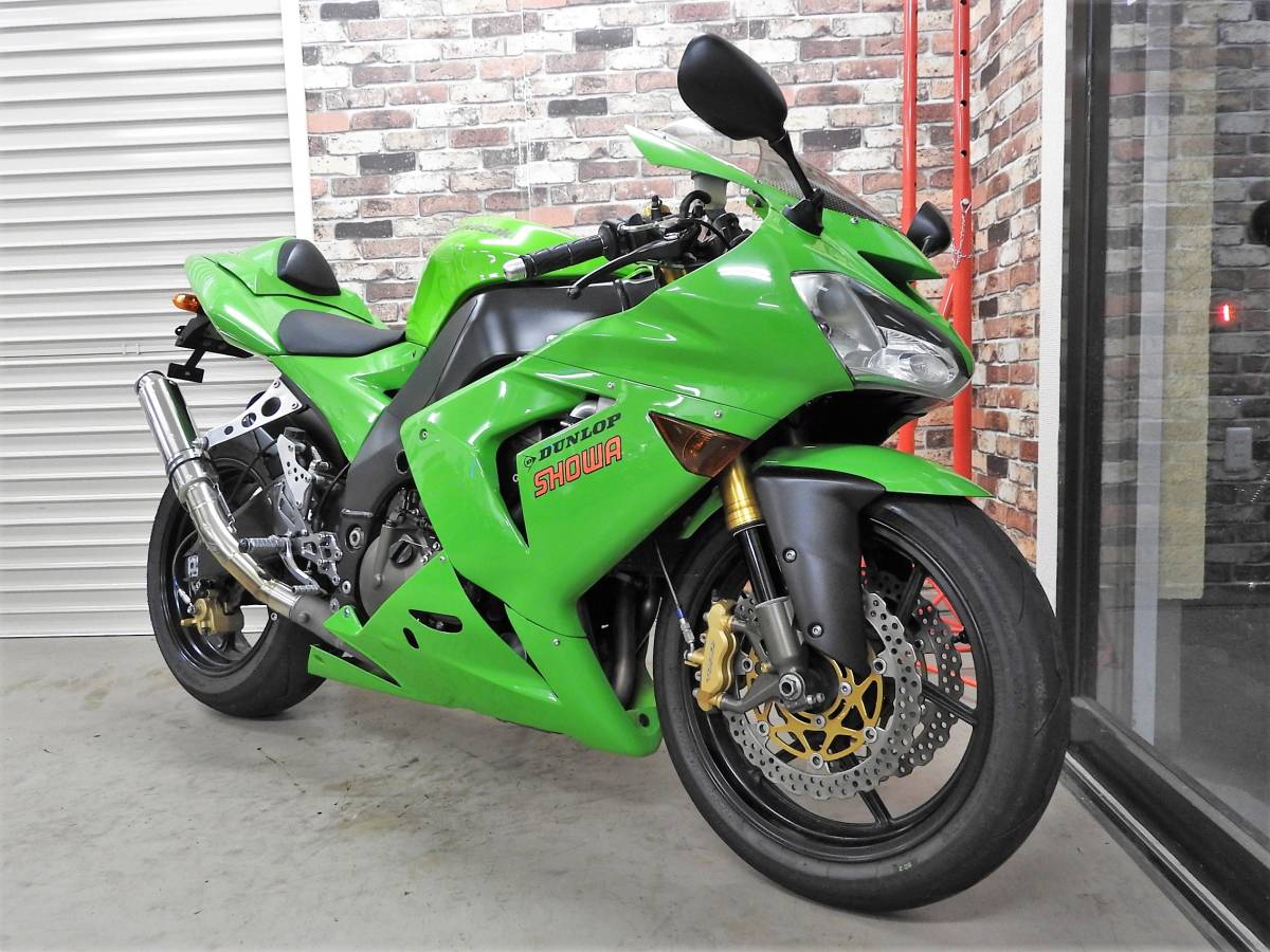 ZX-10R 人気のC型 オーリンズリアサス,ブレンボクラッチレバー,バック