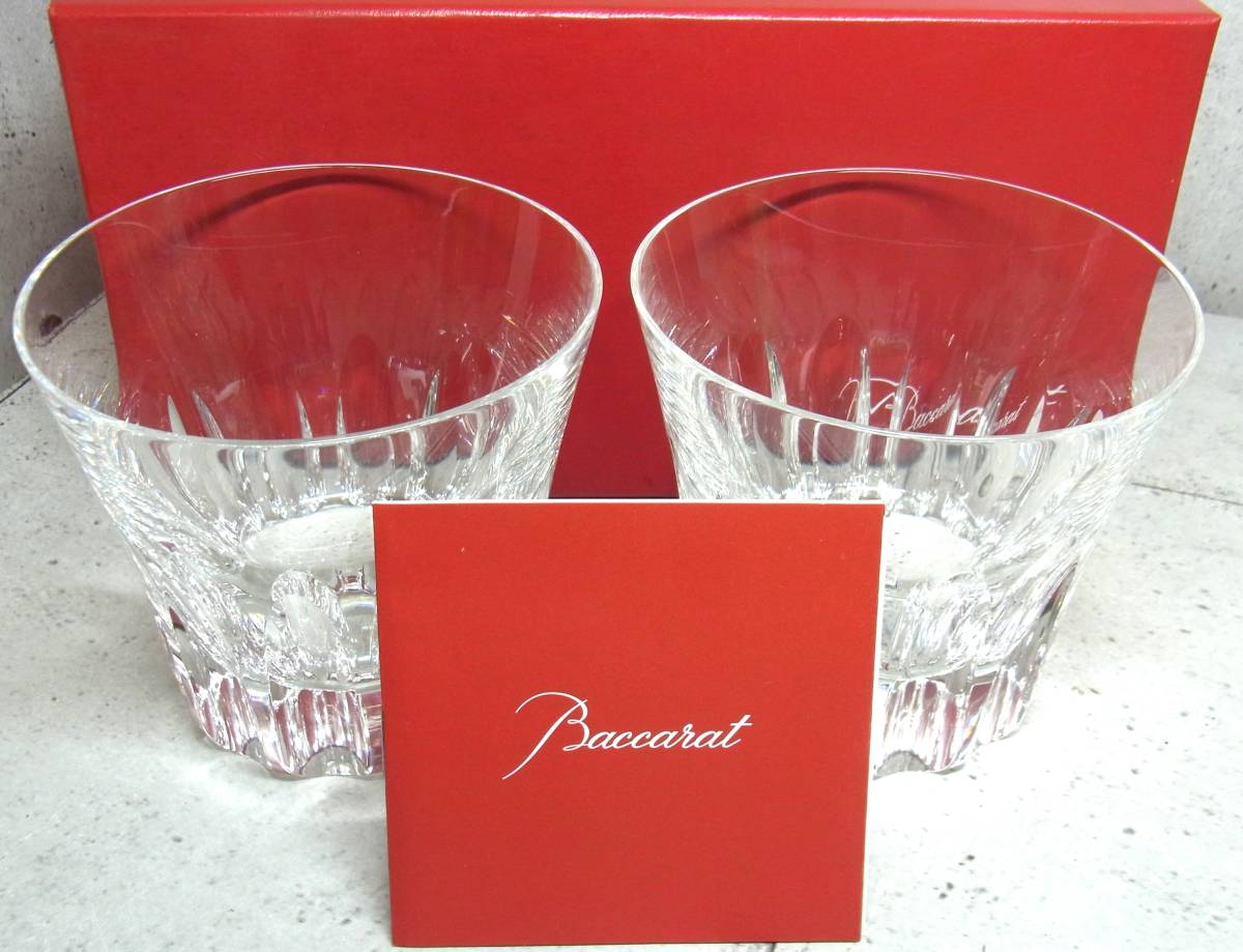 大得価，セール 1円スタート 経年保管品 Baccarat バカラ エトナ ペア タンブラー ロックグラス ２客 箱付き(バカラ)｜売買されたオークション情報、yahooの商品情報をアーカイブ公開 - オークファン バカラ