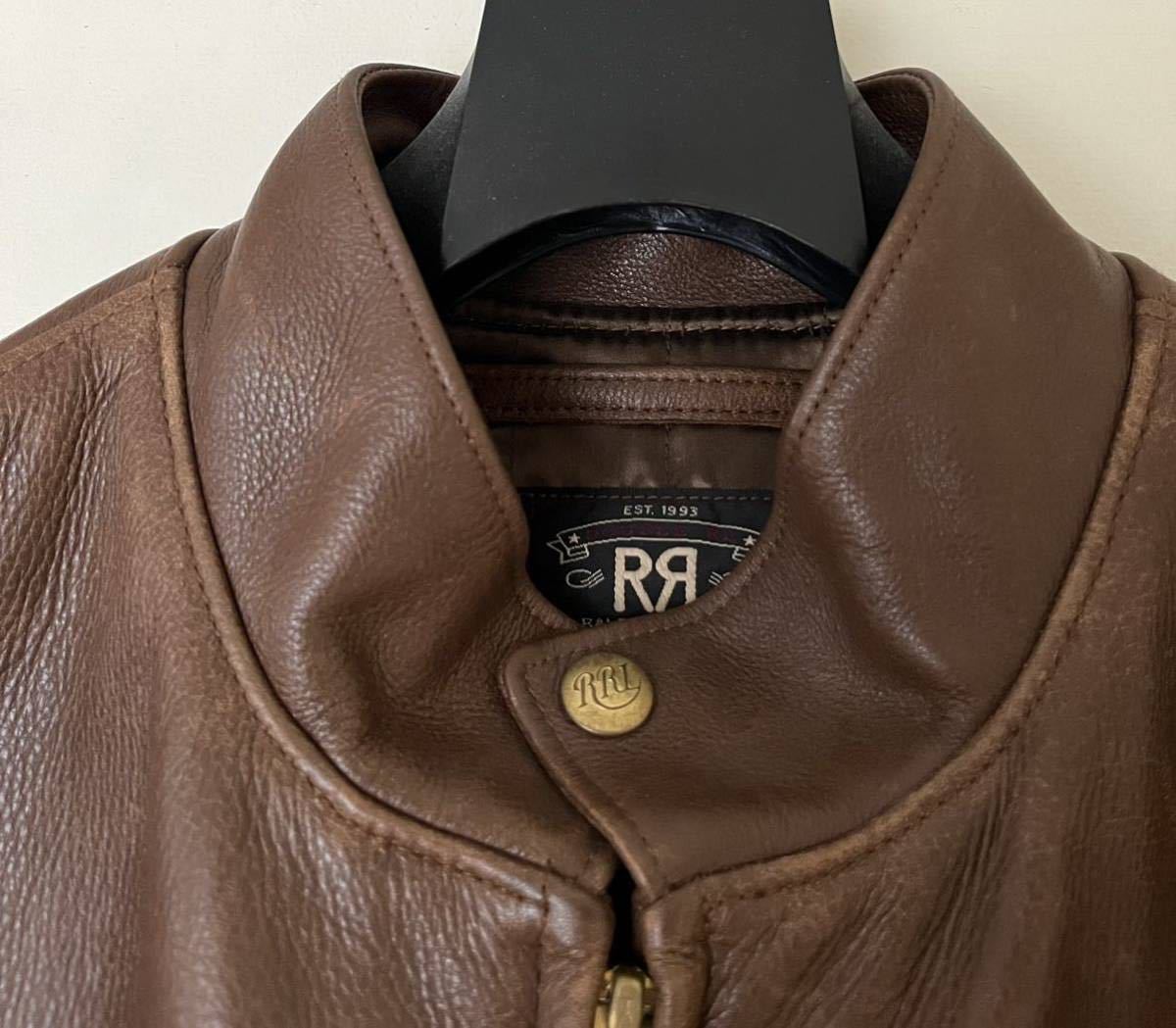 RRL ダブルアールエル ポロ ラルフローレン レザー ジャケット 