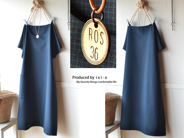 petitチェックwoolワンピ革＆コインアクセ(ご希望の方へ)