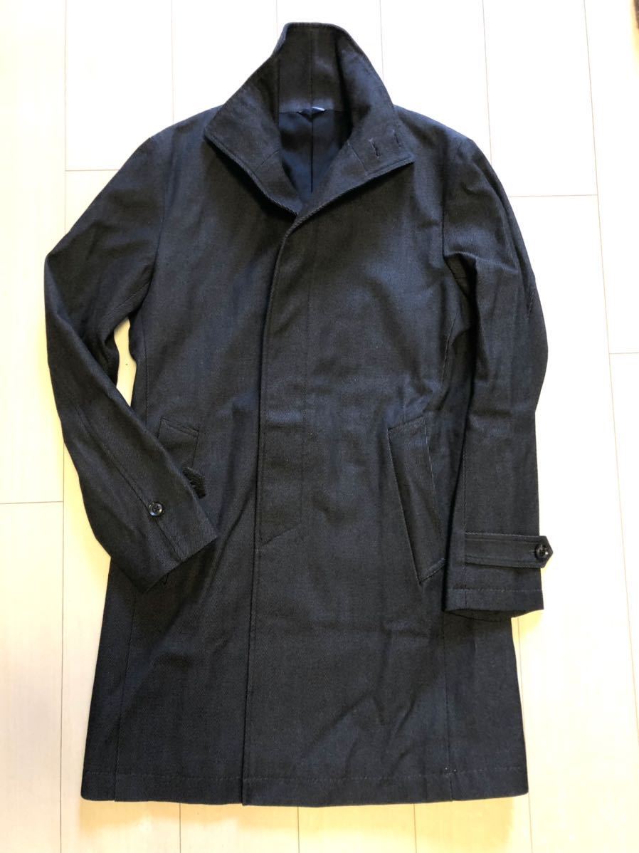 □美品□ junhashimoto STAND COLLAR COAT GREY AKM wjk ジュン  
