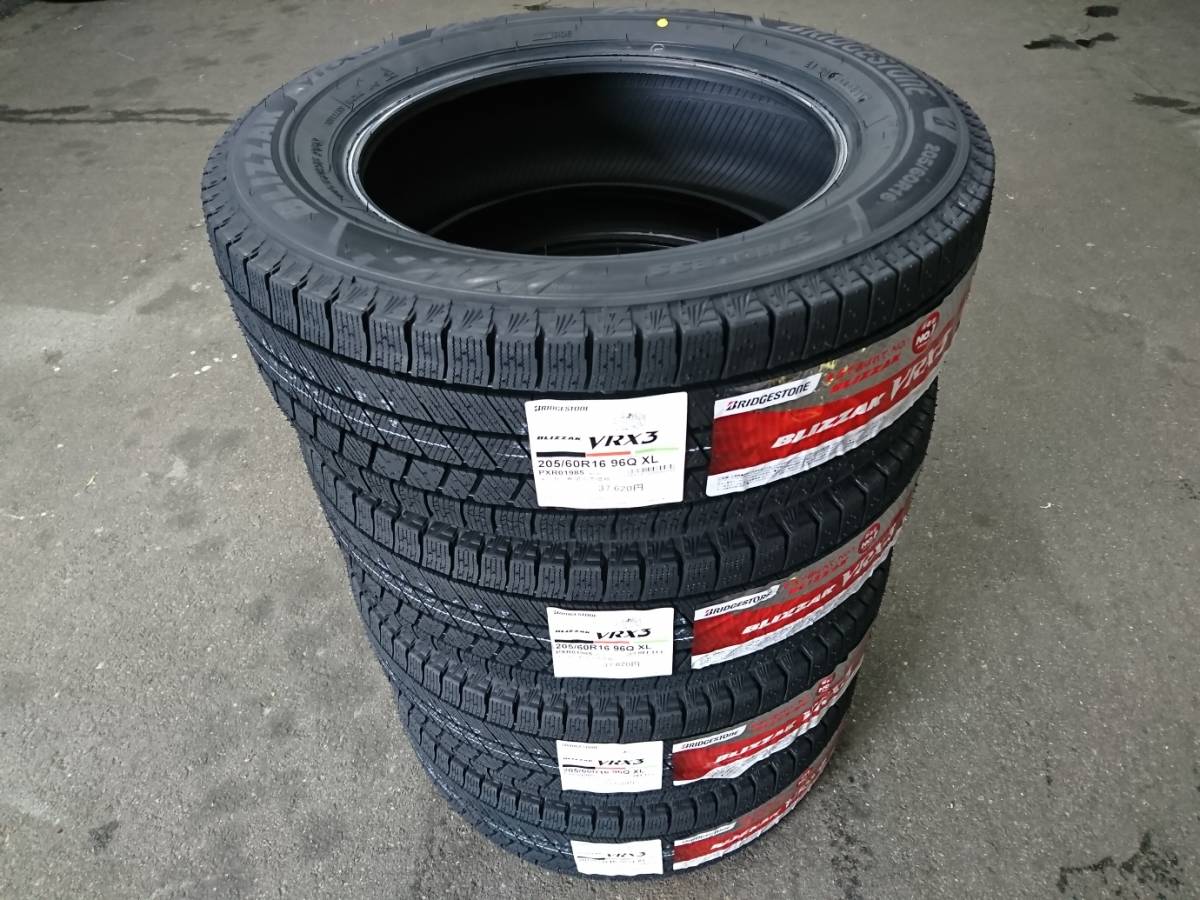 人気，セール 4本セット VRX3 205/60R16 96Q XL 2022年製 日本製 ブリヂストン スタッドレス BS 正規品 在庫あります 4本 95 000円(ブリヂストン)｜売買されたオークション情報、yahooの商品情報をアーカイブ公開 - オ 16インチ