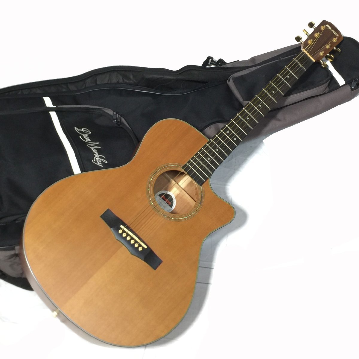 Morris S-30 アコースティックギター ケース付 Morris S-30 トップ単板 アコースティックギター ソフトケース付き