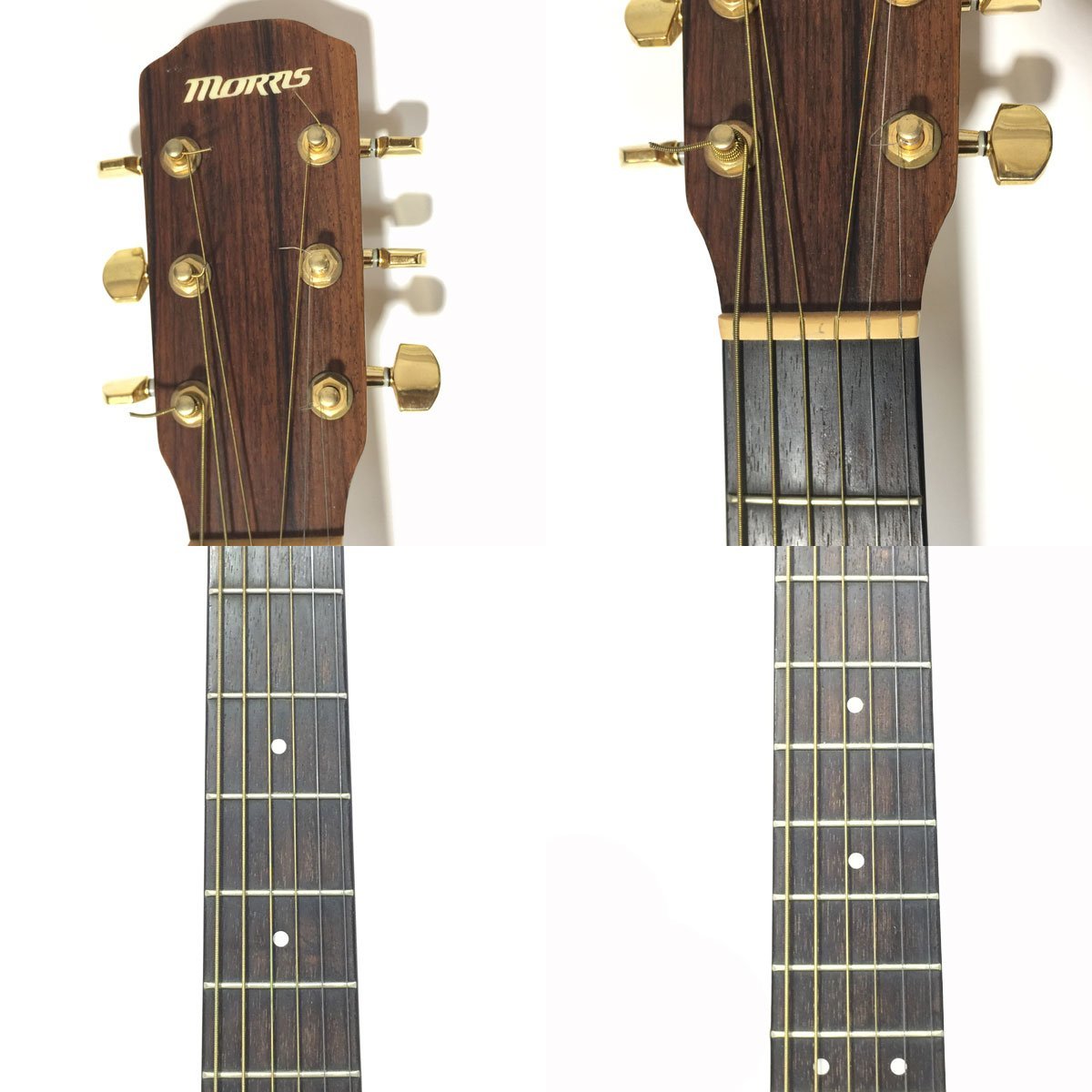 Morris S-30 トップ単板 アコースティックギター ソフトケース付き